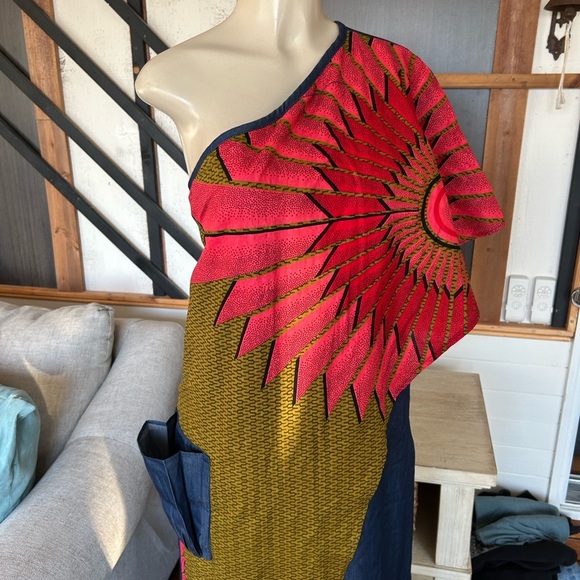 Velma New York Plus Size Kaftan Maxi Dress One Size Fits Most - Picture 3 of 16